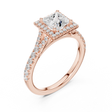 Gold Ring DDLR-912, Rose Gold, view 2