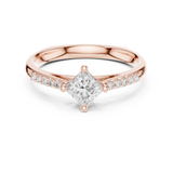 Gold Ring DDLR-518, Rose Gold