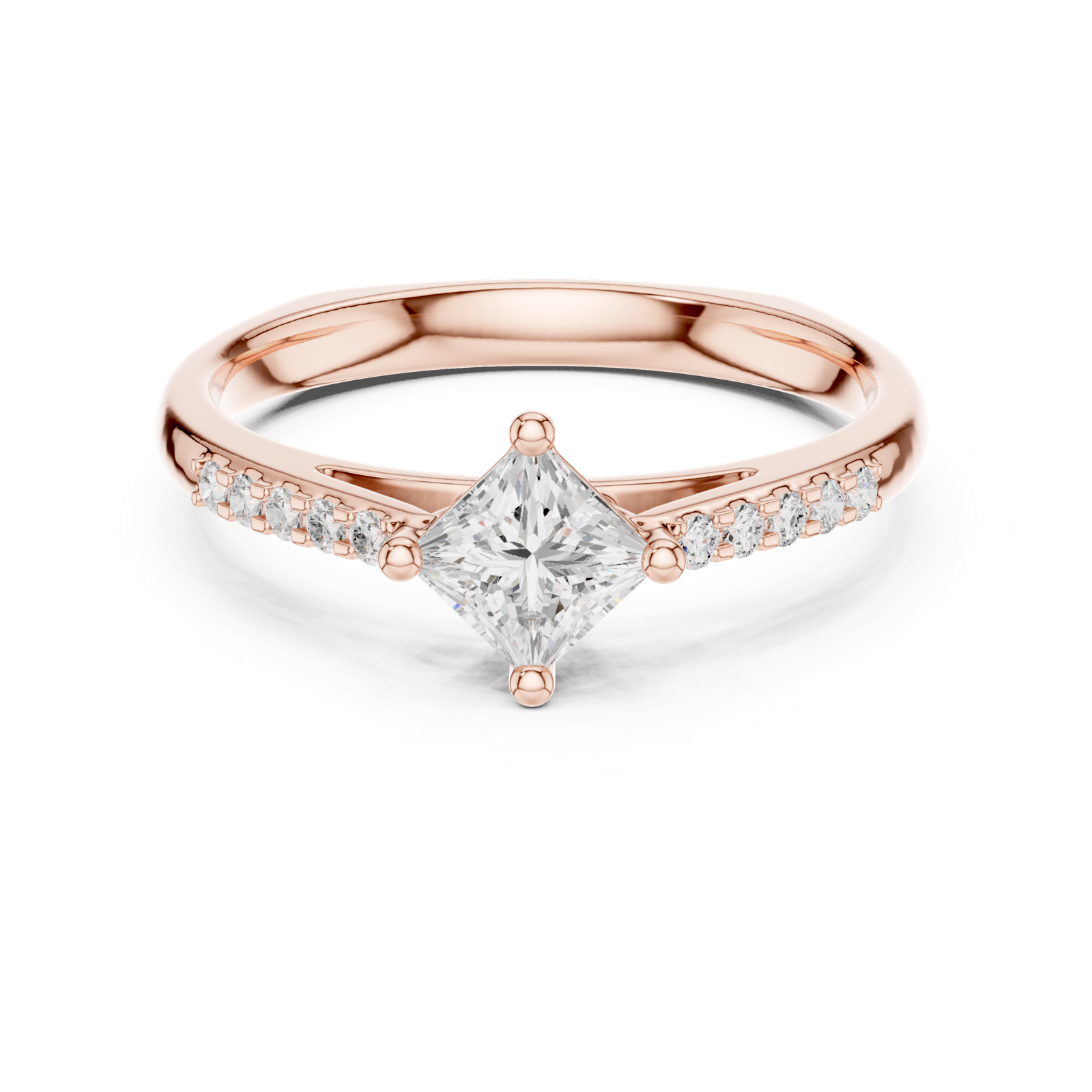 Gold Ring DDLR-518, Rose Gold