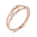 Gold Ring 1 (204), Rose Gold, view 2