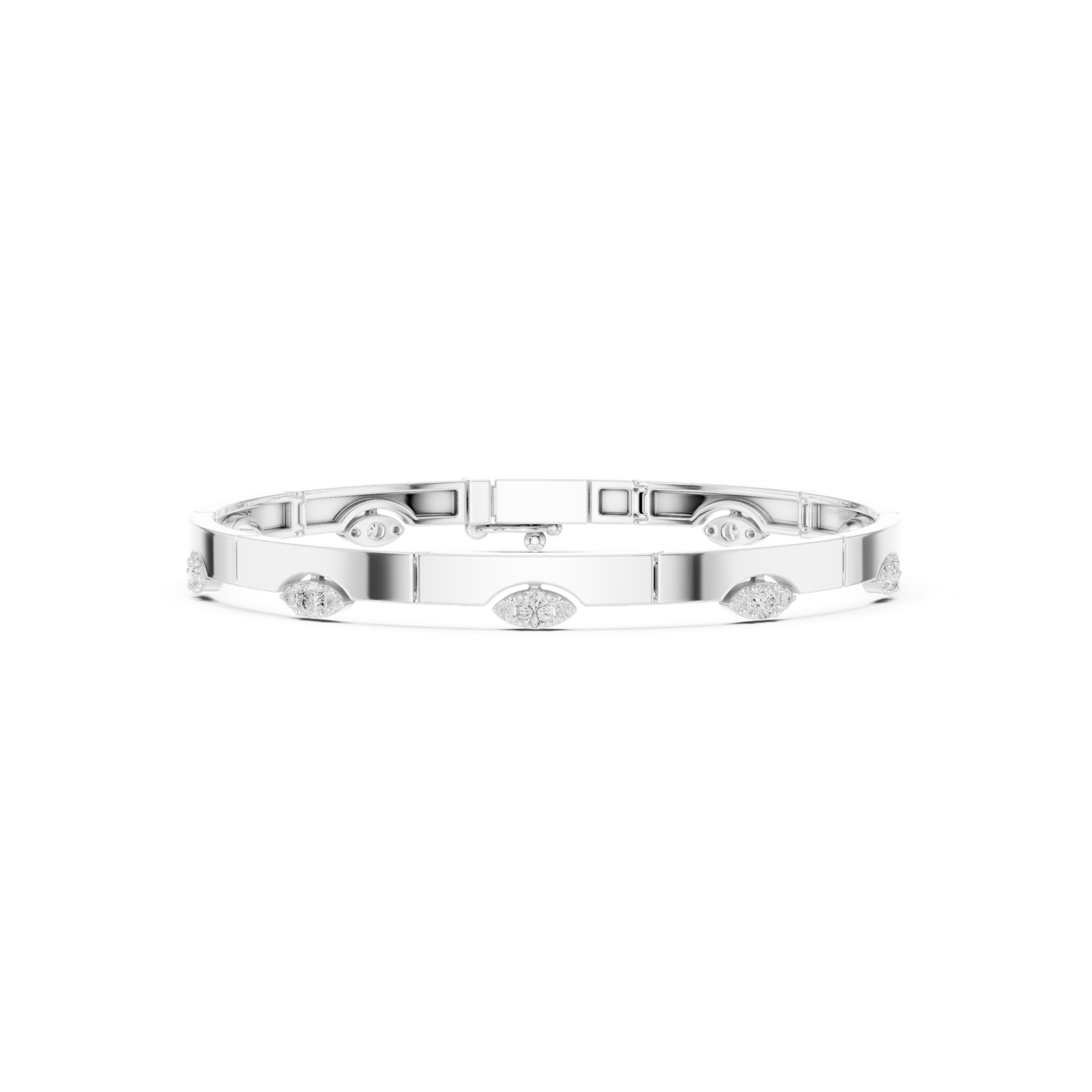 Gold Bracelet SBWB (20), White Gold