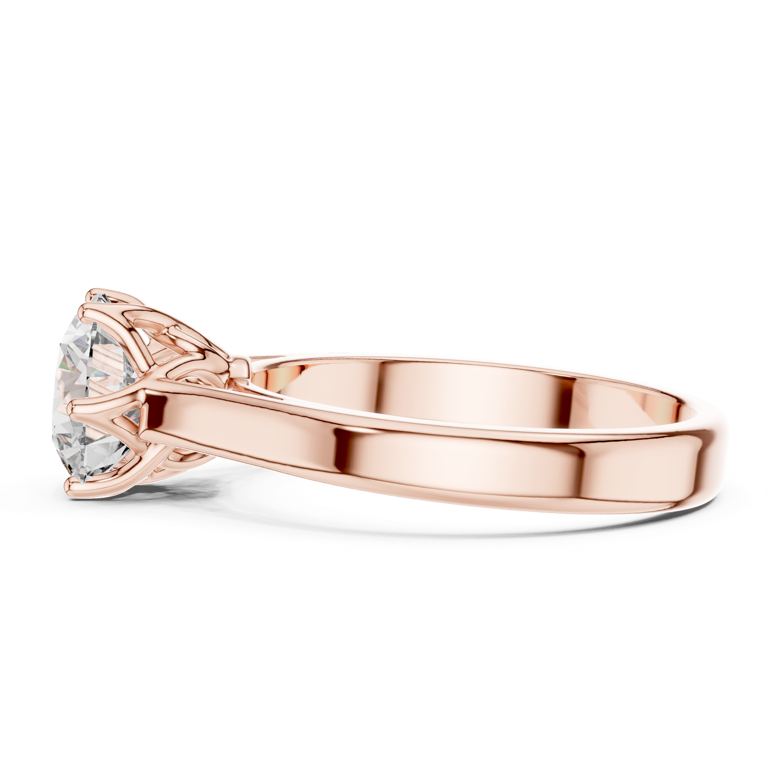 Gold Ring LR-0037, Rose Gold, view 3