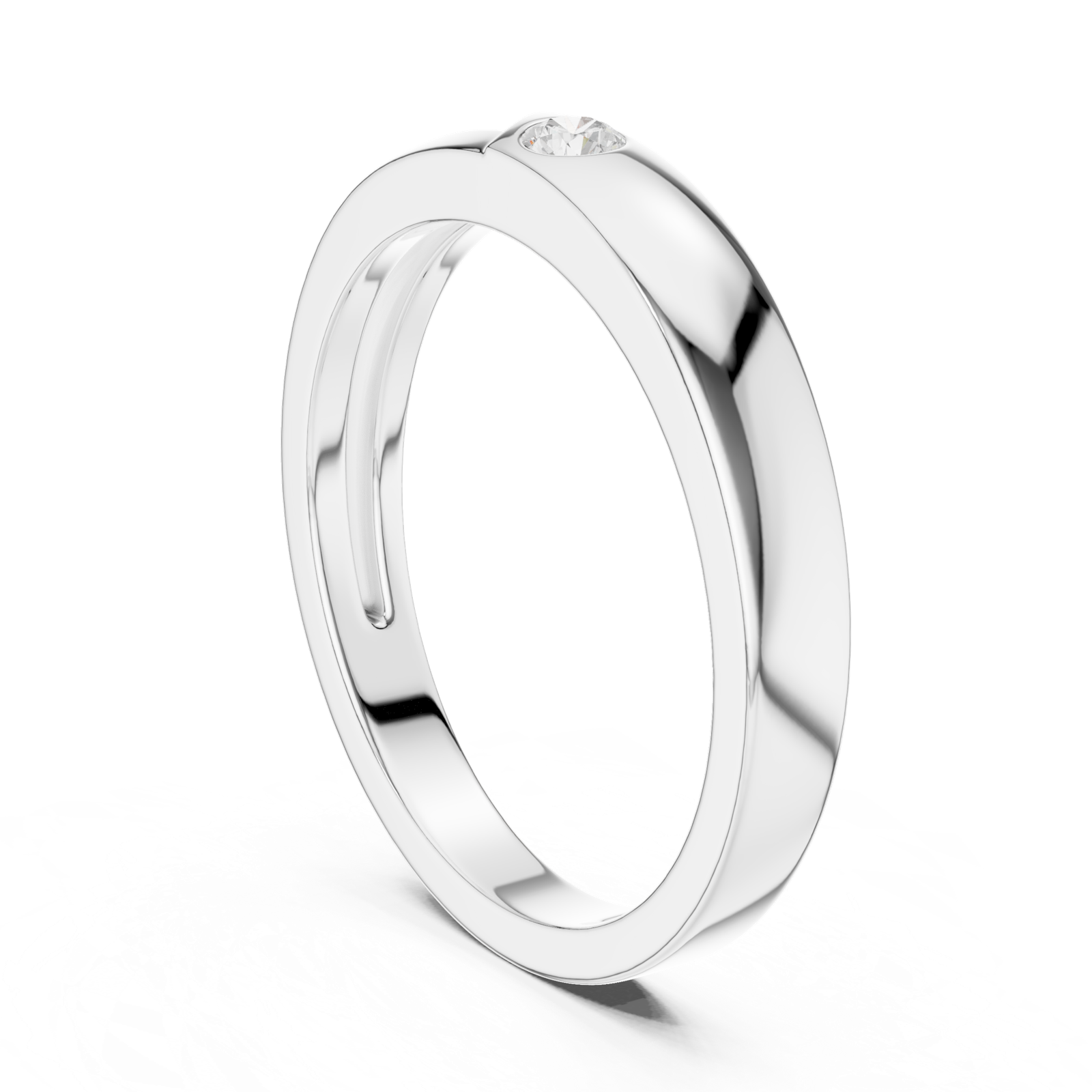 Gold Ring SBMR(32), White Gold, view 1