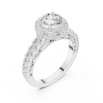 Gold Ring DDLR-778, White Gold, view 2