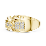 Gold Ring LR-01 (51), Yellow Gold, view 3