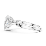 Gold Ring DDLR-1043, White Gold, view 3