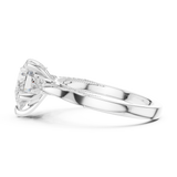 Gold Ring DDLR-1043, White Gold, view 3