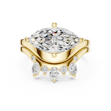 Gold Ring DDLR-444, Yellow Gold, view 4