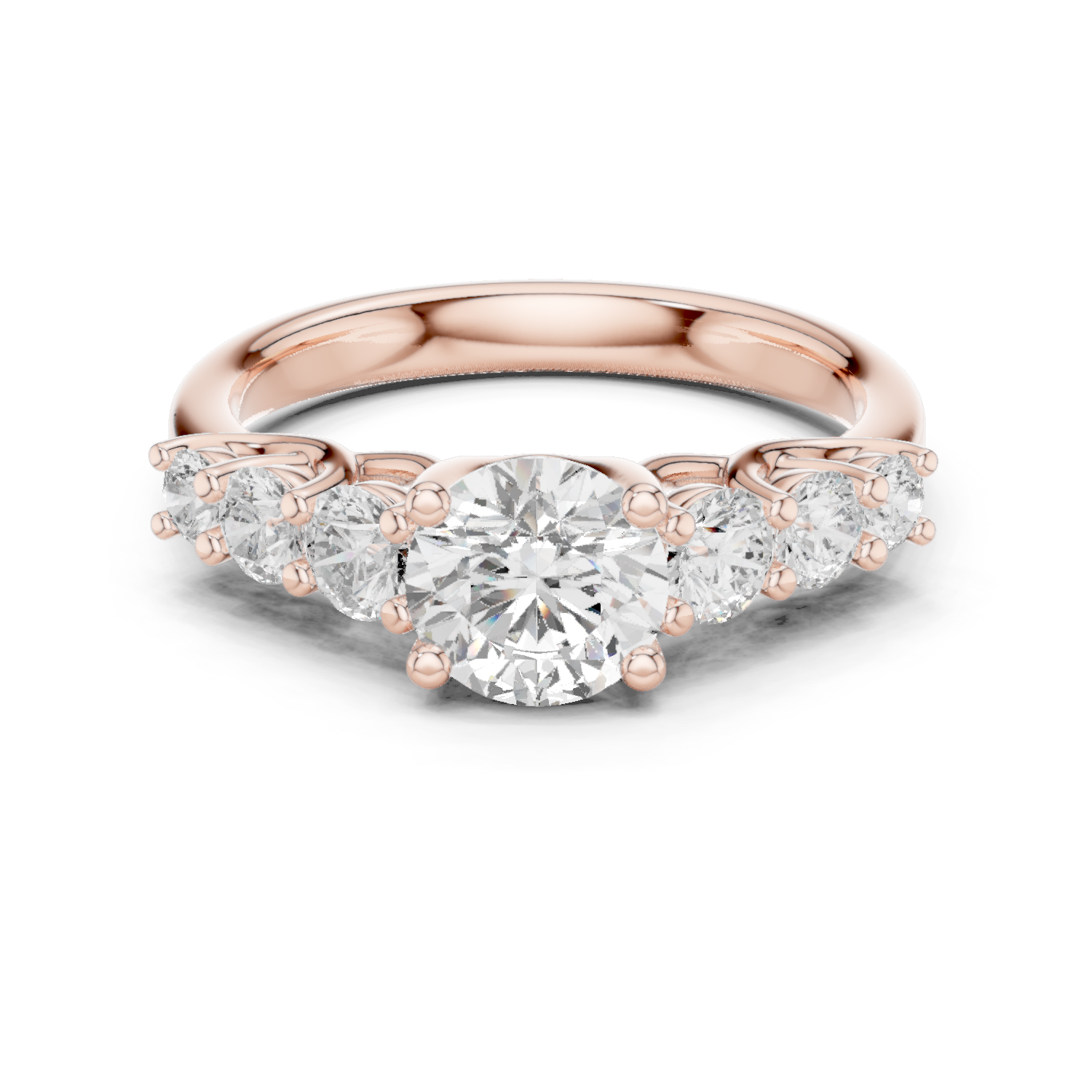 Gold Ring DDLR-681, Rose Gold