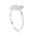 Gold Ring DR-3430, White Gold, view 1
