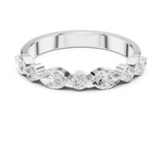 Gold Ring DDLR-384, White Gold, view 4