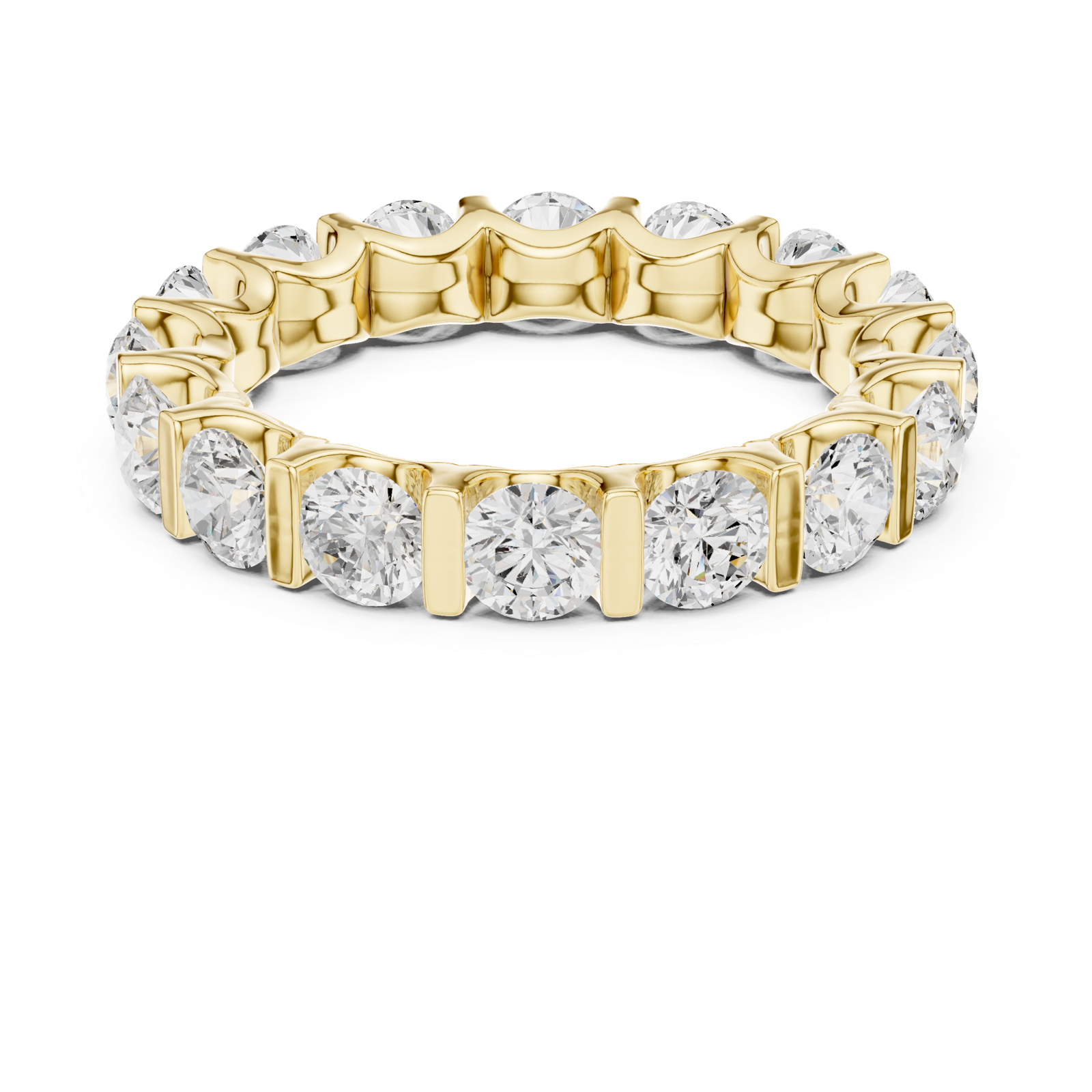 Gold Ring DDLR-474, Yellow Gold, view 4
