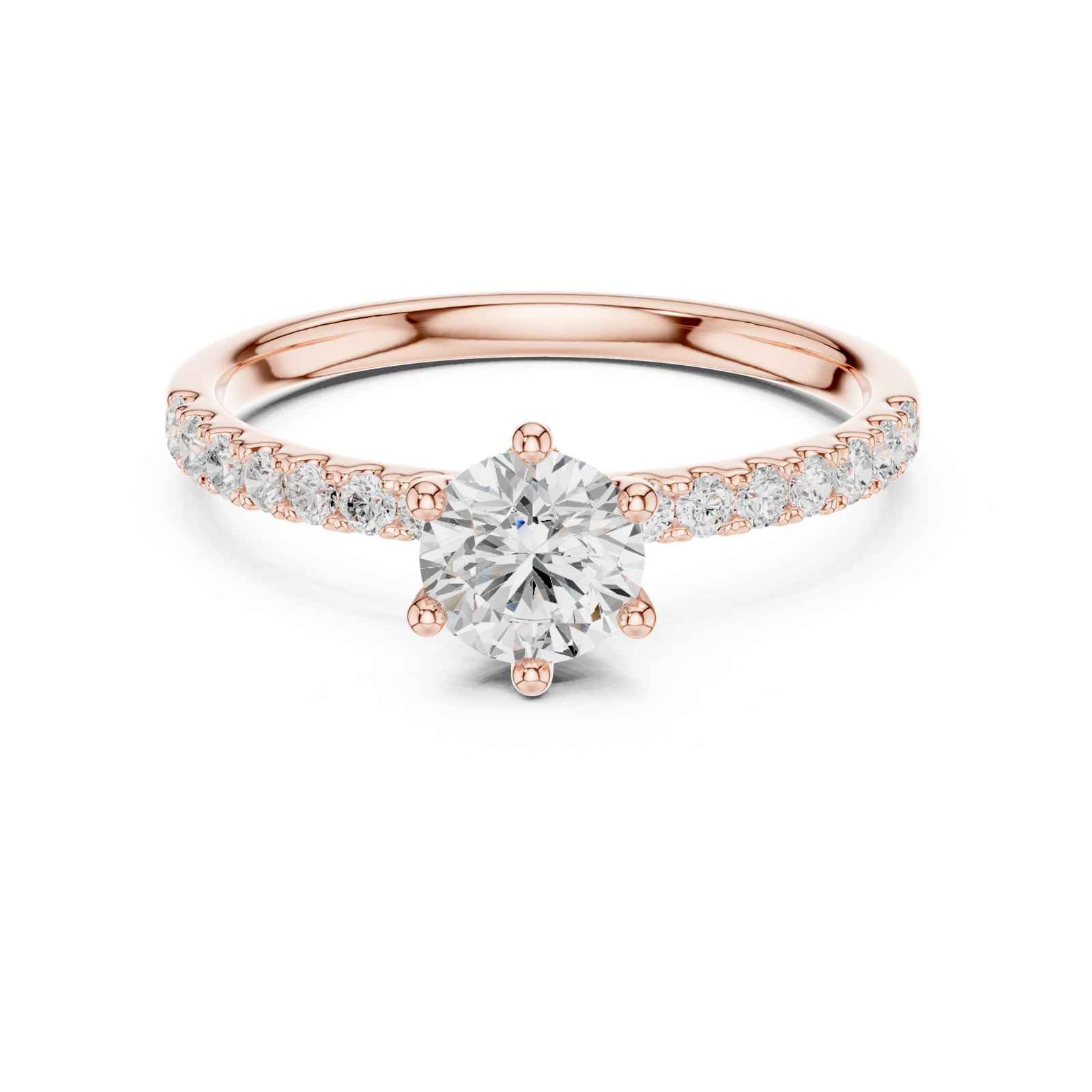 Gold Ring SBWR(36), Rose Gold, view 4