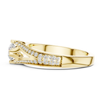 Gold Ring LR-0305, Yellow Gold, view 3