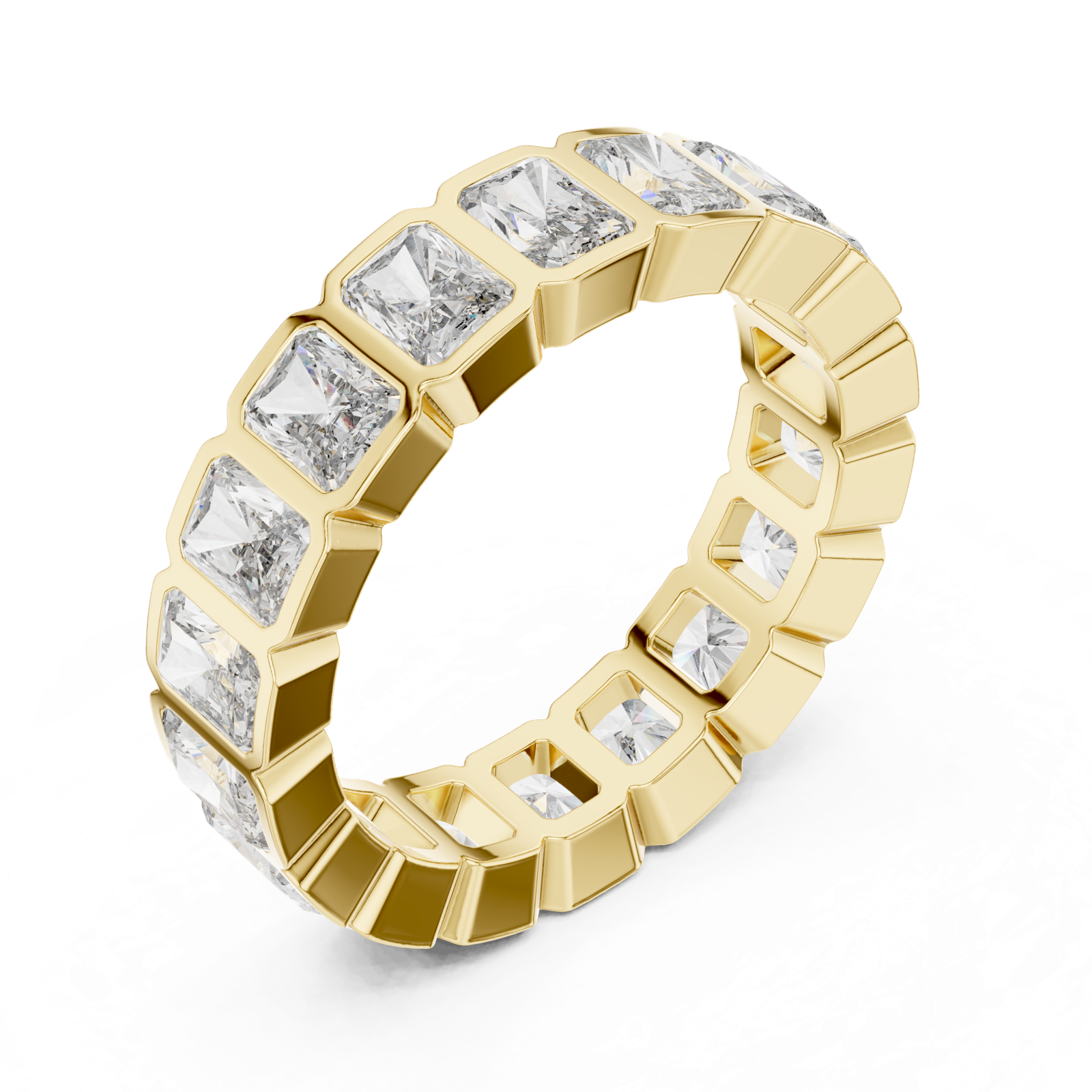Gold Ring DDLR-222, Yellow Gold, view 2