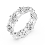 Gold Ring R37, White Gold, view 2