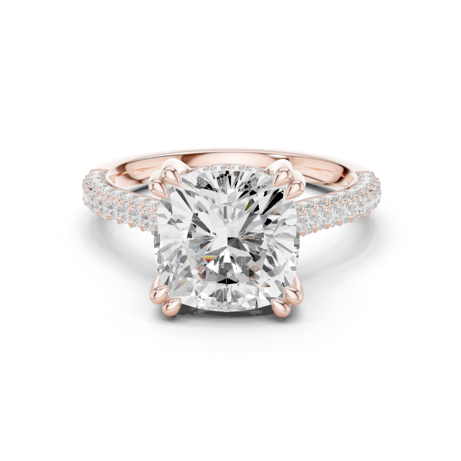 Gold Ring DDLR-953, Rose Gold