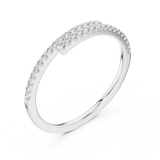 Gold Ring 12-10012@L, White Gold, view 2