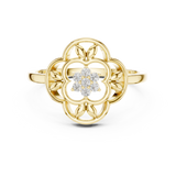 Gold Ring DR-6277, Yellow Gold