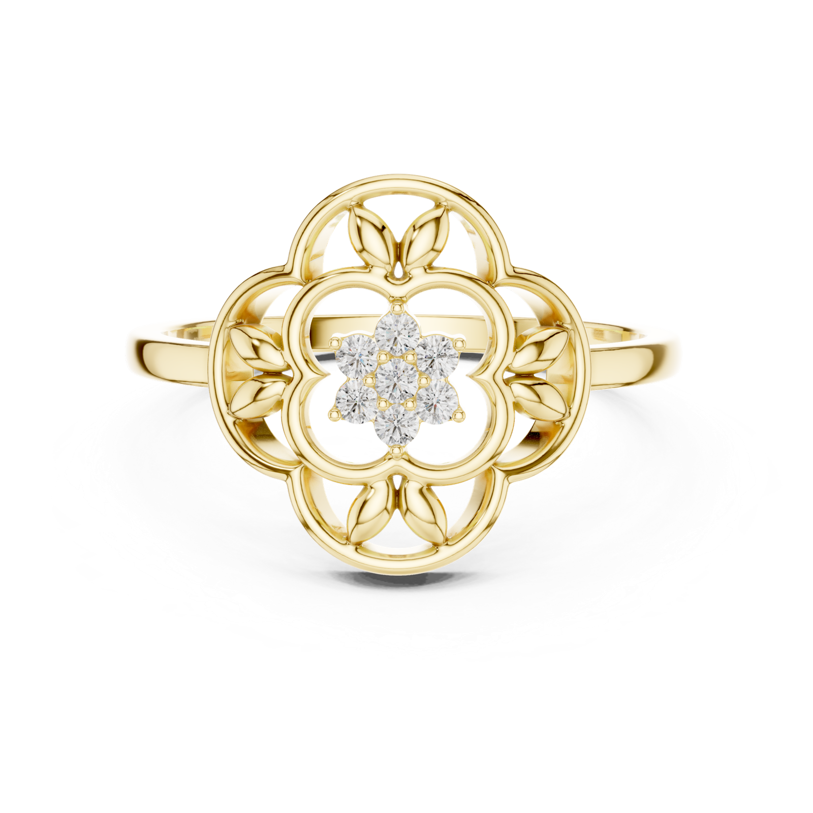 Gold Ring DR-6277, Yellow Gold