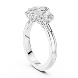 Gold Ring DDLR-1053, White Gold, view 1