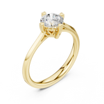 Gold Ring DDLR-547, Yellow Gold, view 2