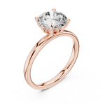 Gold Ring DDLR-170, Rose Gold, view 2