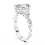 Gold Pendant 9-10017L_22, White Gold, view 1