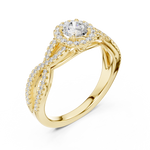 Gold Ring LR-0222, Yellow Gold, view 2