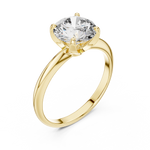 Gold Ring DDLR-050, Yellow Gold, view 2