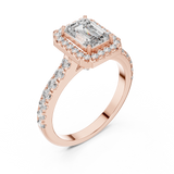 Gold Ring LR-0058, Rose Gold, view 2