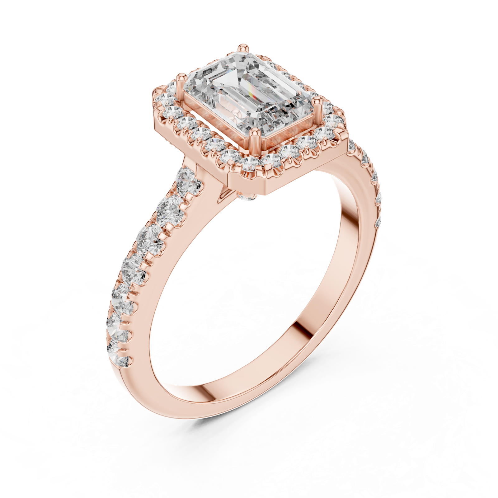 Gold Ring LR-0058, Rose Gold, view 2