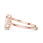 Gold Ring 12-10064@L, Rose Gold, view 3