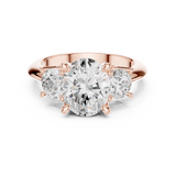 Gold Ring DDLR-902, Rose Gold, view 4