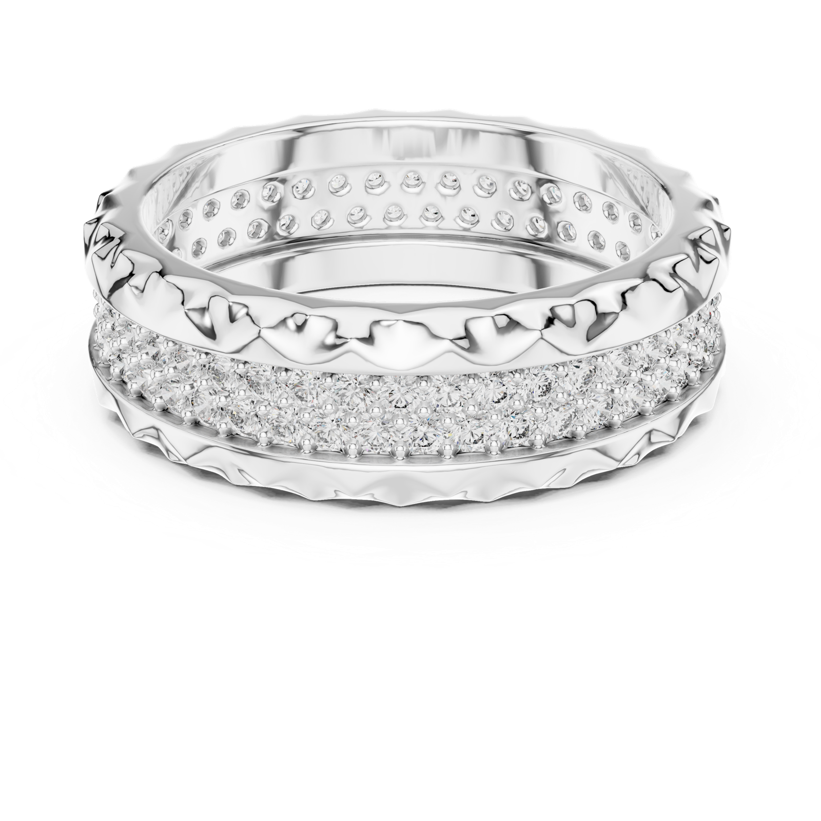 Gold Ring DDLR-423, White Gold
