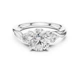 Gold Ring DDLR-272, White Gold, view 4