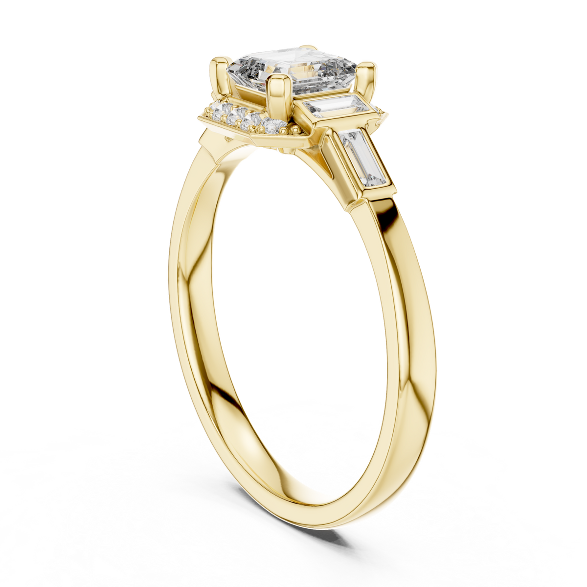 Gold Ring 00001L (1), Yellow Gold, view 1