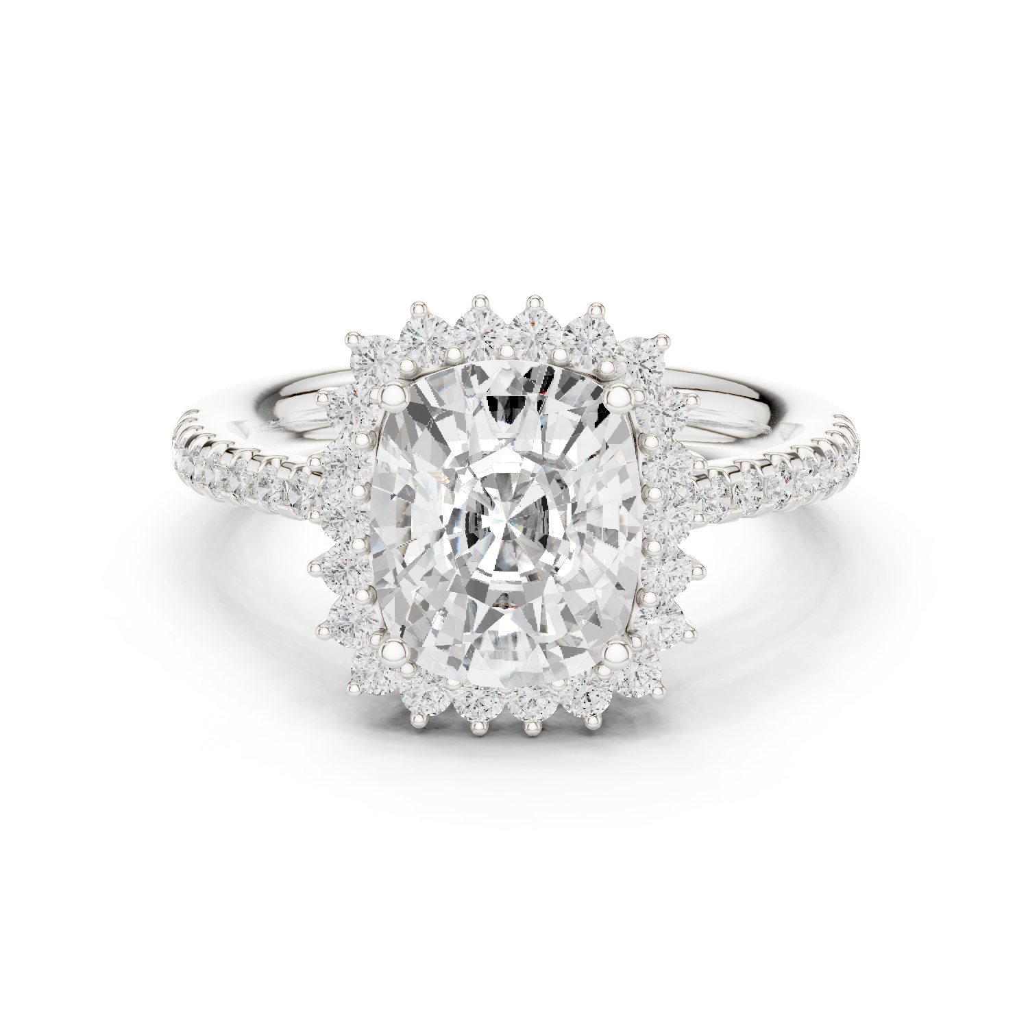 Gold Ring DDLR-732, White Gold
