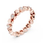 Gold Ring L22-R5, Rose Gold, view 2