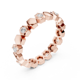 Gold Ring L22-R5, Rose Gold, view 2