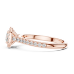 Gold Ring LR-0245, Rose Gold, view 3