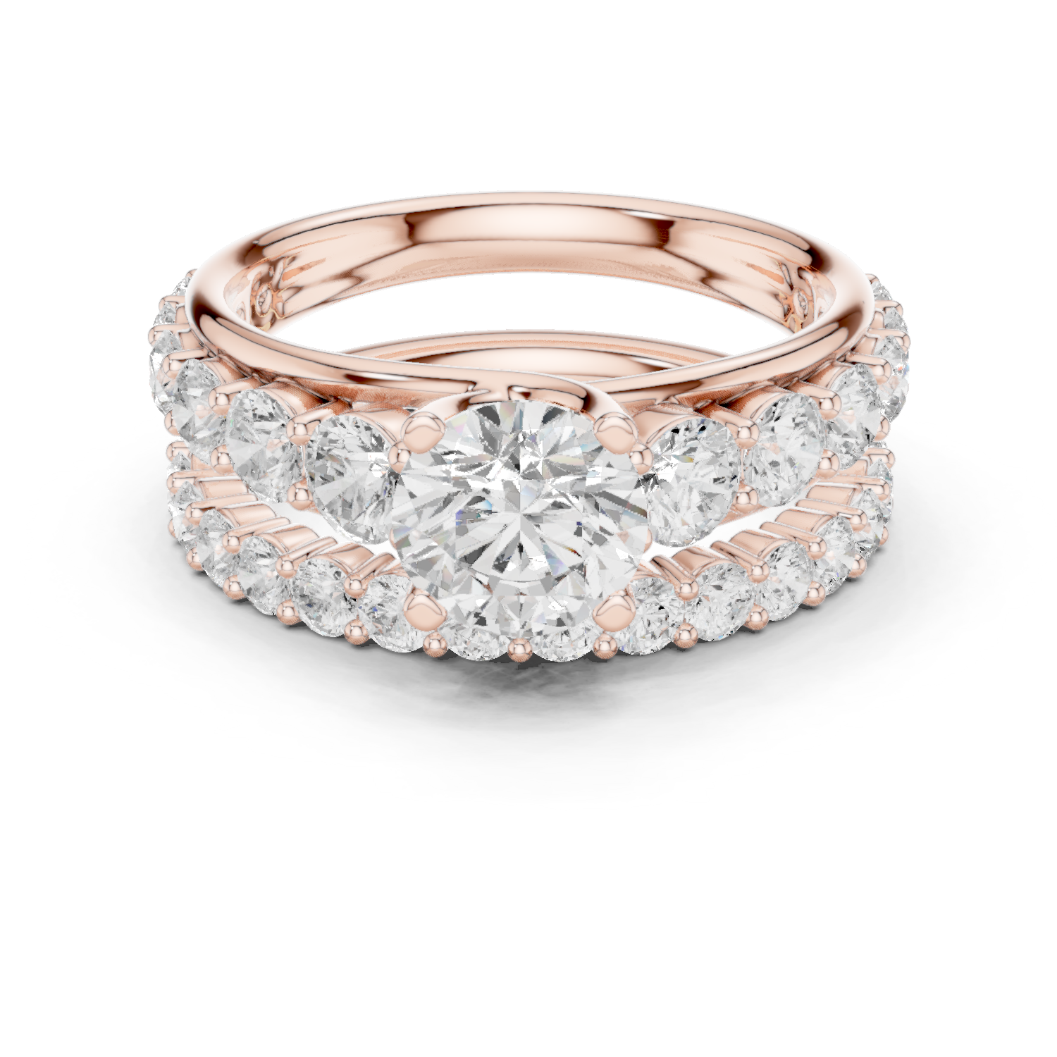 Gold Ring DDLR-295, Rose Gold