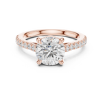 Gold Ring DDLR-882, Rose Gold, view 4