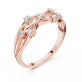 Gold Ring SBWR(44), Rose Gold, view 2
