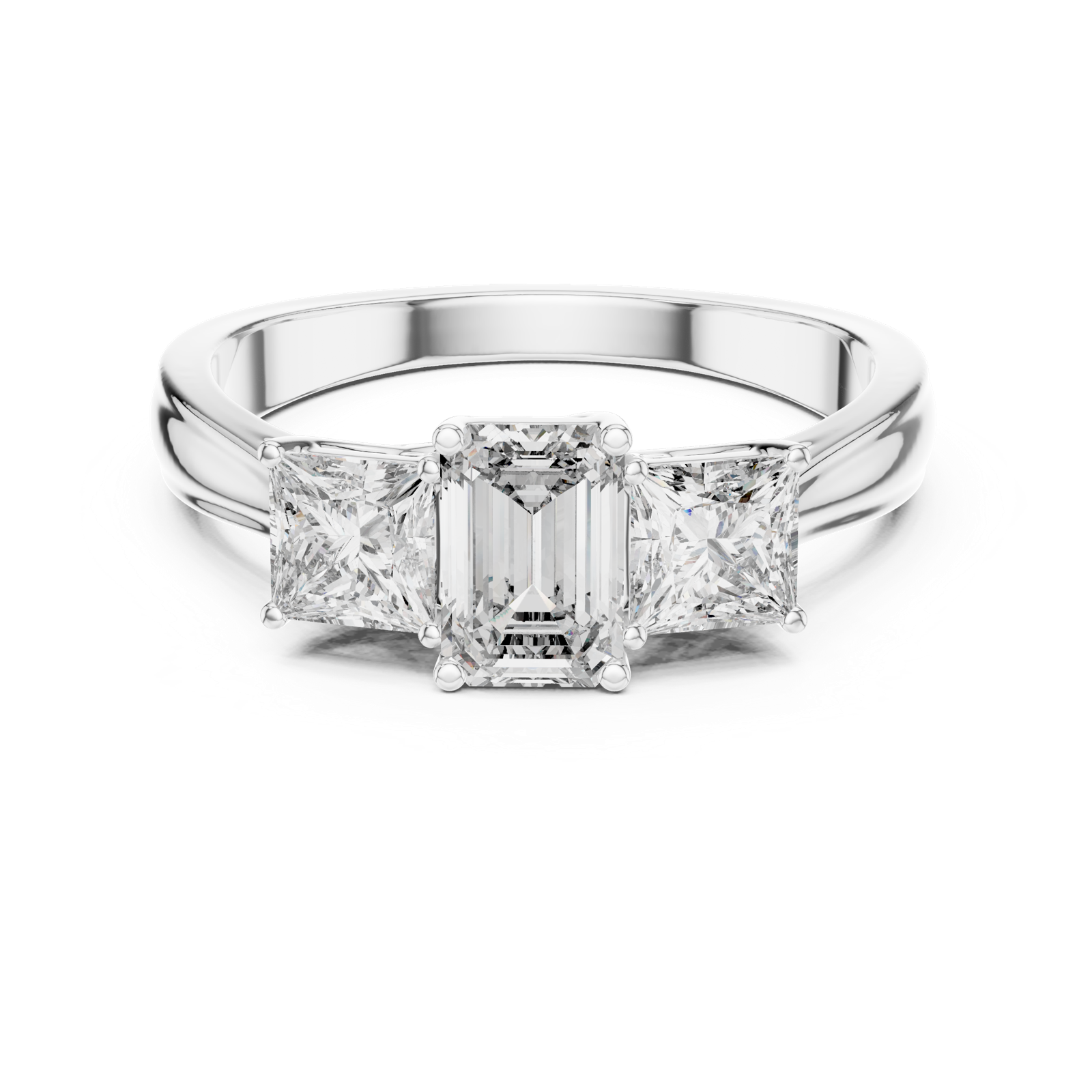 Gold Ring LR-0034, White Gold