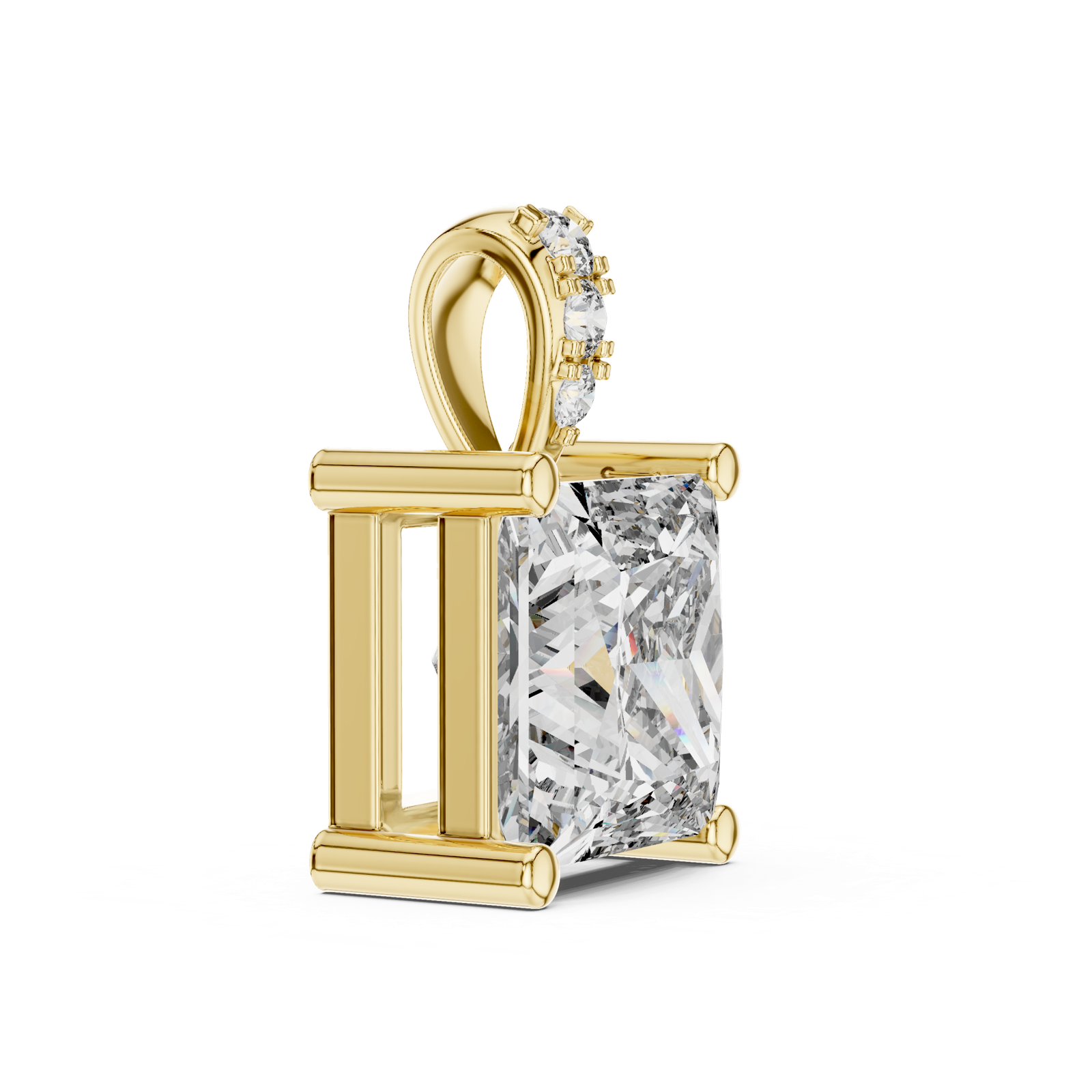 Gold Pendant PND-0004, Yellow Gold, view 3