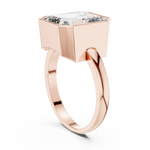 Gold Ring GR01, Rose Gold, view 1