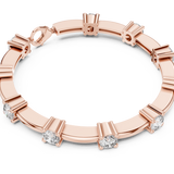 14K Solid Gold Lab Diamond Bracelet, Rose Gold, view 2