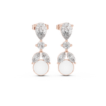 Gold Earrings AER-1, Rose Gold
