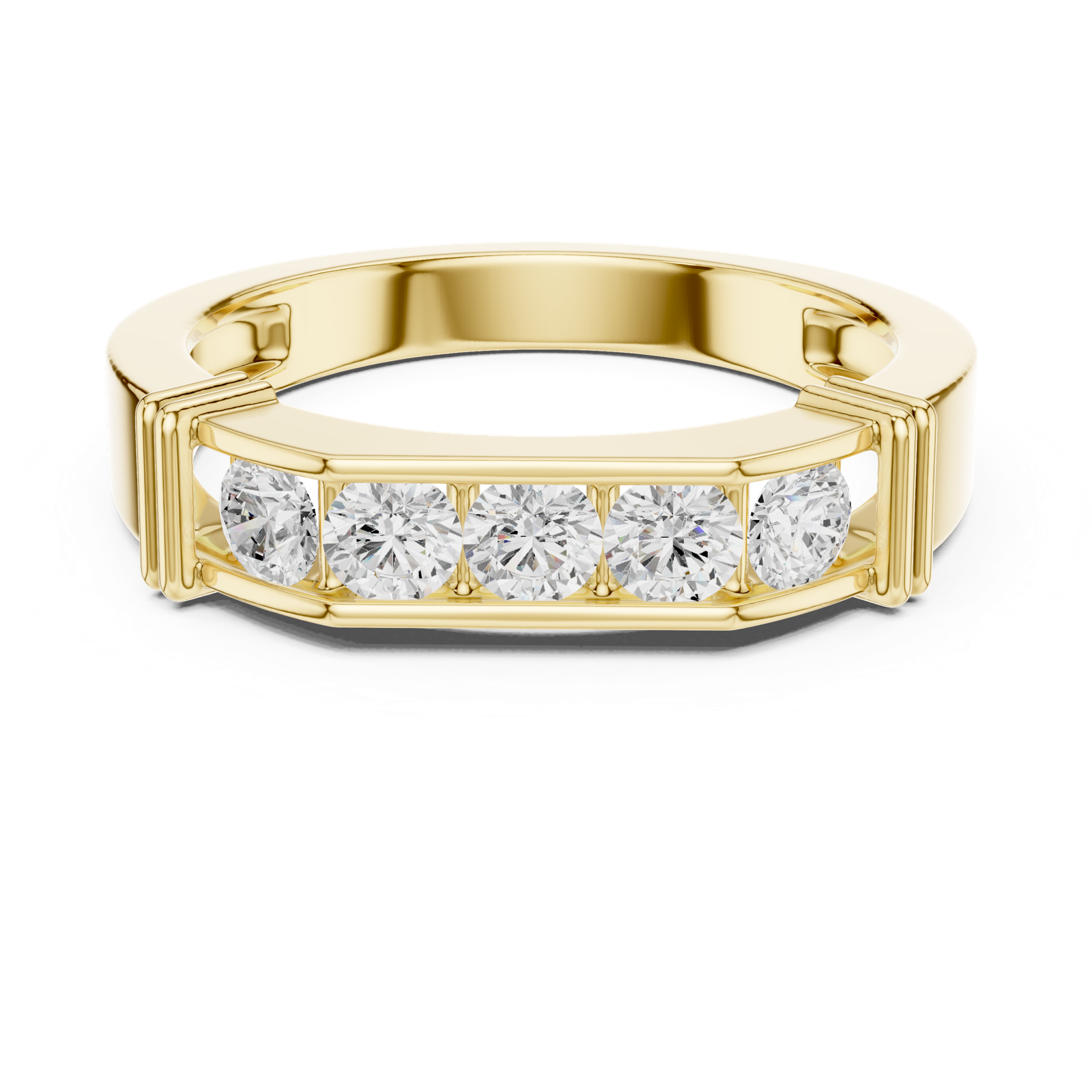 Gold Ring SBMR(10), Yellow Gold, view 4